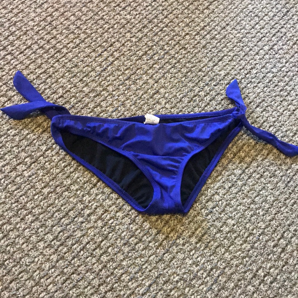 BLUE HURLEY BIKINI BOTTOM SIZE MEDIUM